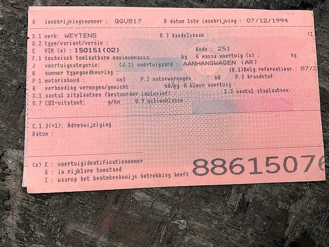 2007 weytens aanhangwagen - afbeelding 10 van  18