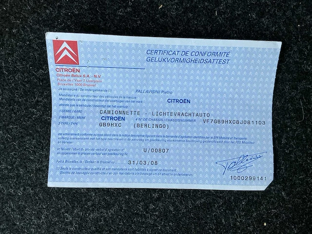 2008 - citroën berlingo - afbeelding 31 van  33