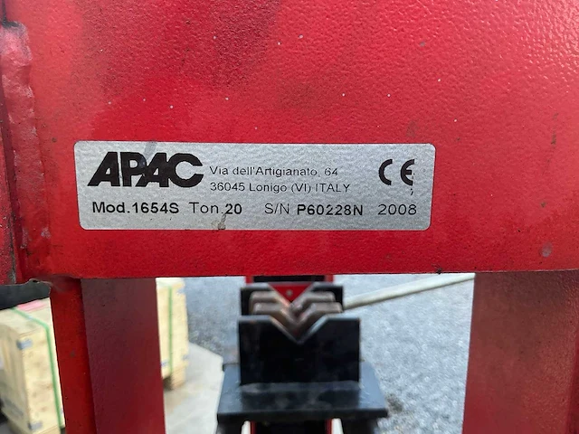 2008 apac hydraulische garage pers - afbeelding 7 van  7
