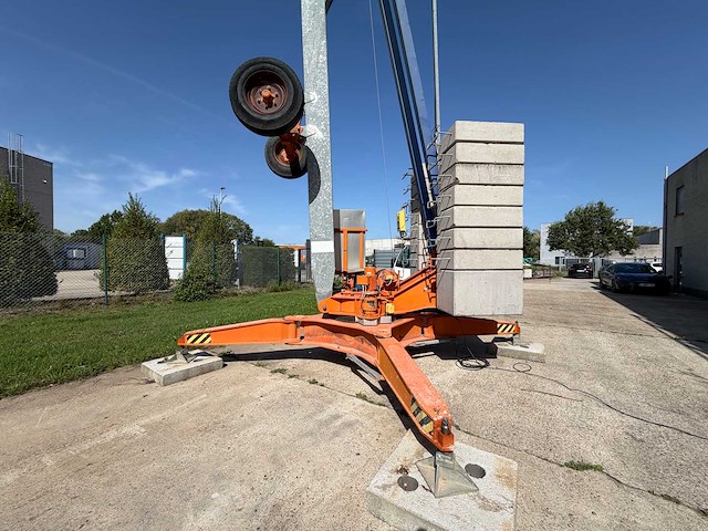 2008 arcomet a21h mobiele torenkraan - snelbouwkraan - afbeelding 10 van  16