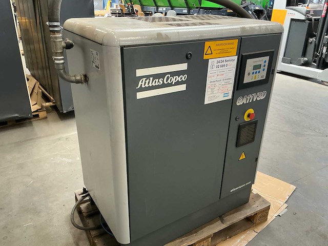 2008 atlas copco ga11 vsd schroefcompressor - afbeelding 5 van  11