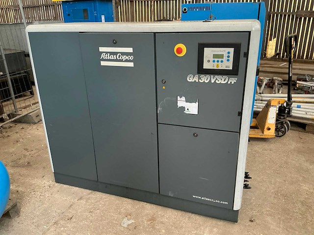 2008 atlas copco ga30vsd ff schroefcompressor - afbeelding 4 van  9