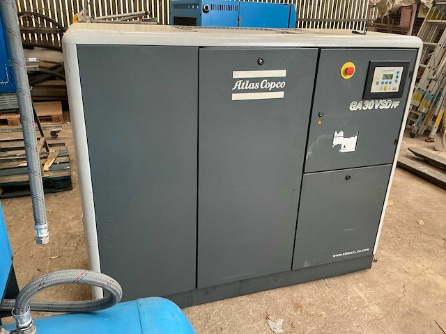 2008 atlas copco ga30vsd ff schroefcompressor - afbeelding 1 van  3