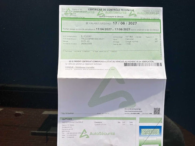 2008 audi a3 cabriolet auto 2.0 tdi – 136 pk – 150.478 km - afbeelding 9 van  42
