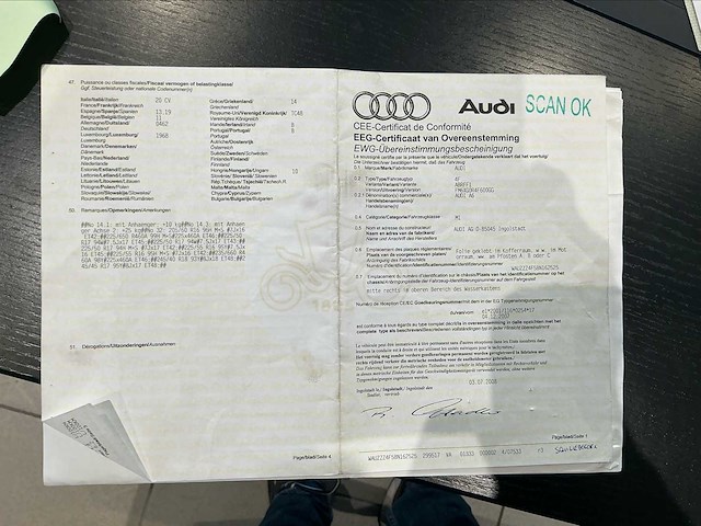 2008 audi a6 break 2.0 tdi personenauto - afbeelding 26 van  35
