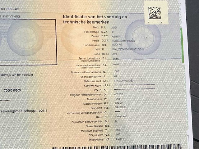 2008 audi a6 break 2.0 tdi personenauto - afbeelding 28 van  35