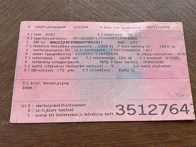 2008 audi a6 personenauto - afbeelding 20 van  28