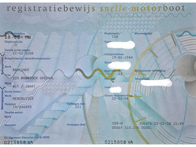 2008 bayliner 225 - bowrider special speedboot - afbeelding 3 van  13