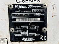 2008 bobcat 435 minigraafmachine - afbeelding 30 van  31