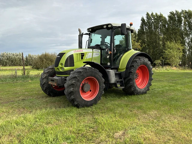 2008 claas arion 640 cis vierwielaangedreven tractor - afbeelding 1 van  50