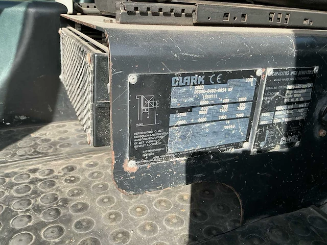 2008 clark c80d vorkheftruck - afbeelding 4 van  33