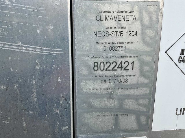 2008 climaveneta dt320-11 shiller - afbeelding 3 van  10