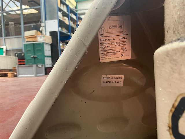 2008 crown hand hydraulische palletwagen - afbeelding 3 van  3
