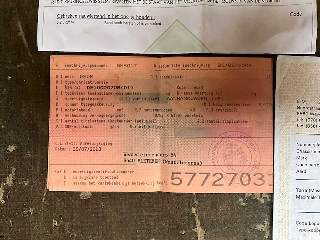 2008 dede aanhangwagen - afbeelding 20 van  29