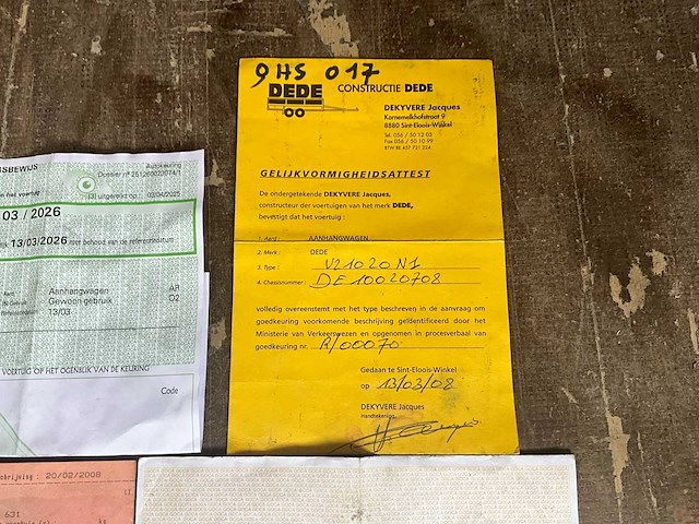 2008 dede aanhangwagen - afbeelding 22 van  29