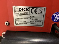 2008 dick slijptoestel sm-110 overige vleesverwerking - afbeelding 5 van  6