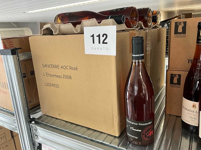 2008 domaine fouassier l’etourneau rose wijn (39x) - afbeelding 1 van  4