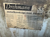 2008 drehmann dr-275 horizontale bandzaagmachine - afbeelding 9 van  9