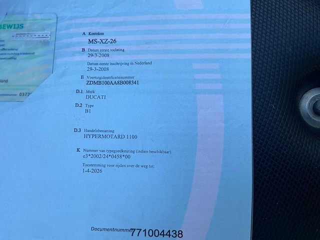 2008 ducati hypermotard 1100 b1 - afbeelding 17 van  24