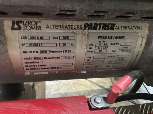 2008 europower generators ep6000de mobiele generator - afbeelding 3 van  12