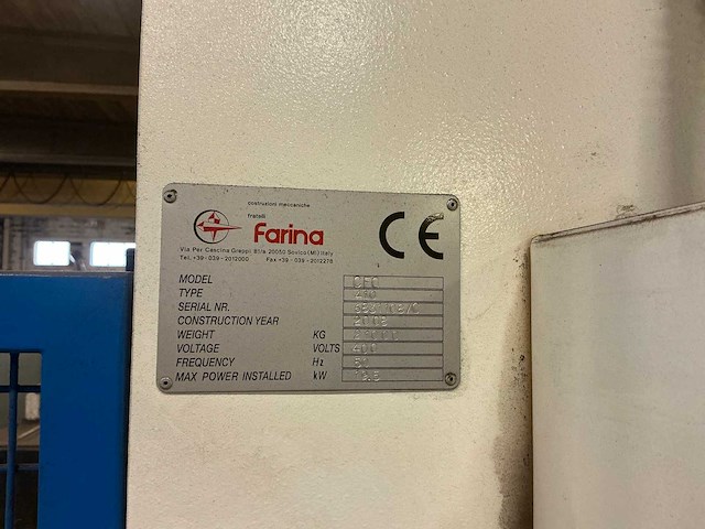2008 farina cfo410 cnc guillotineschaar - afbeelding 3 van  18