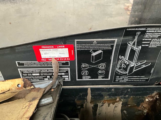 2008 fenwick l12 vorkheftruck - afbeelding 10 van  18