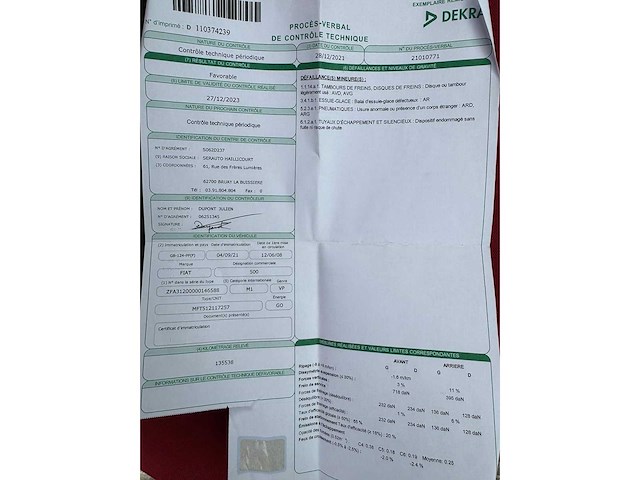 2008 fiat 500 - afbeelding 25 van  27