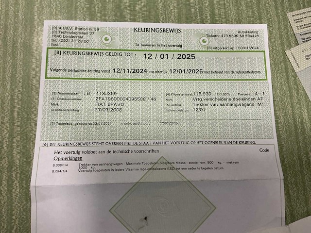 2008 fiat bravo - afbeelding 43 van  53