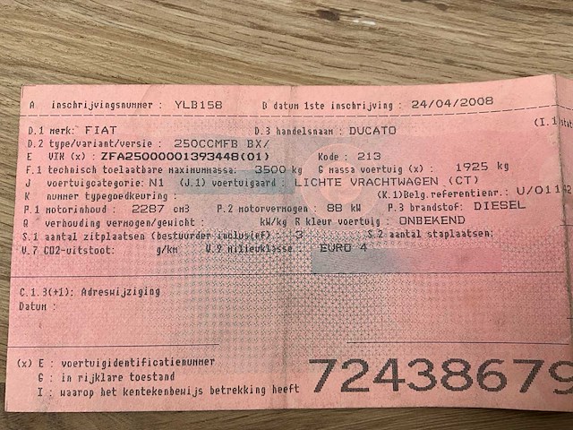 2008 fiat ducato camionette - hydraulische laadklep - airco - 3 pers - afbeelding 49 van  51