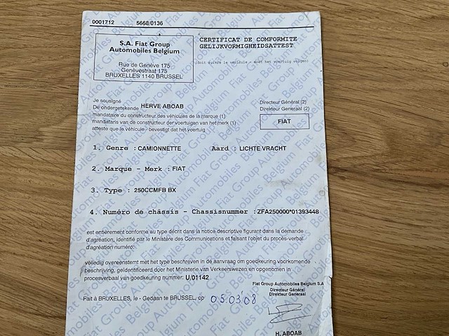 2008 fiat ducato camionette - hydraulische laadklep - airco - 3 pers - afbeelding 50 van  51