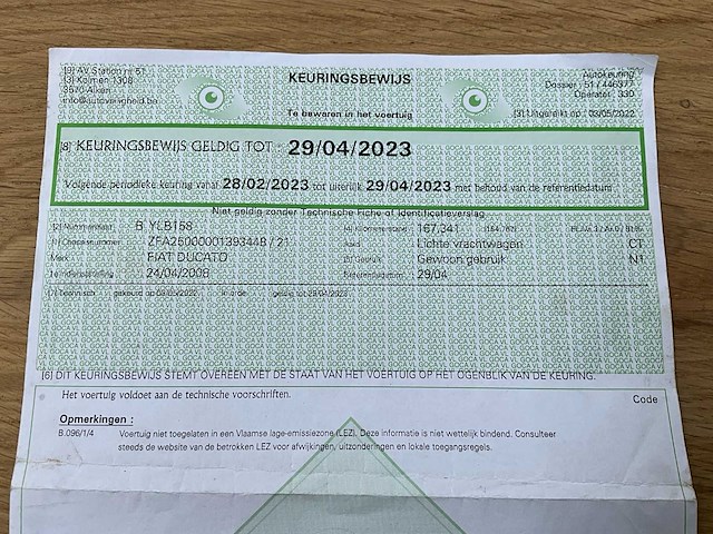 2008 fiat ducato camionette - hydraulische laadklep - airco - 3 pers - afbeelding 10 van  10