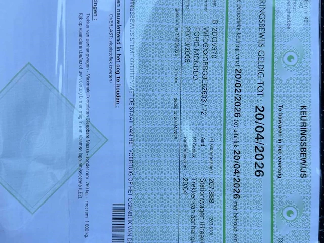2008 ford mondeo - afbeelding 13 van  24