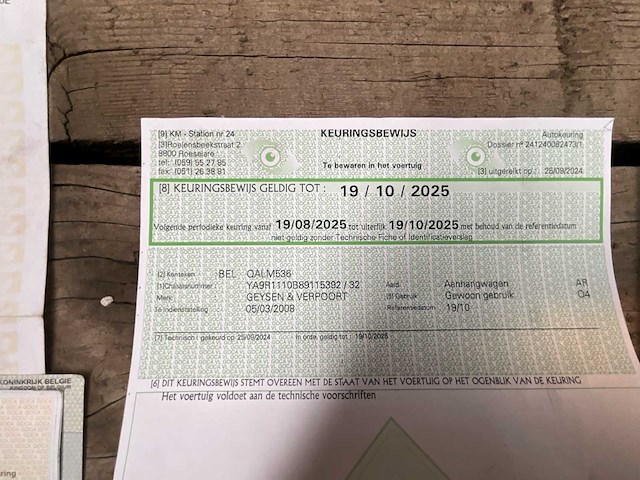 2008 gheysens verpoort r1110b 99/2113 dieplader snel vervoer - afbeelding 24 van  29