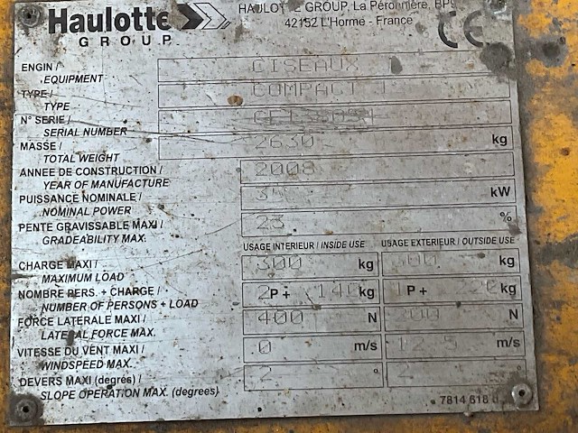 2008 haulotte compact 12 - afbeelding 7 van  16