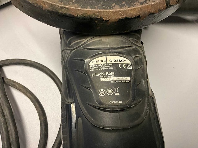 2008 hitachi g 23scy haakse slijpmachine - afbeelding 3 van  3