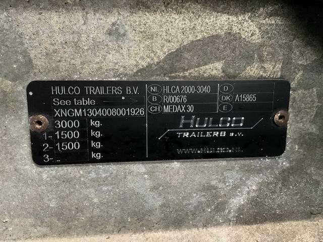 2008 hulco m1 aanhangwagen - afbeelding 4 van  22