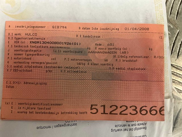 2008 hulco m1 aanhangwagen - afbeelding 7 van  22