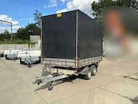 2008 humbaur 3 zijdenkieper 3 ton aanhangwagen