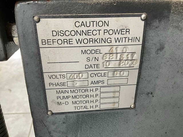 2008 huvema hu410vacx1000 universele draaibank - afbeelding 12 van  18