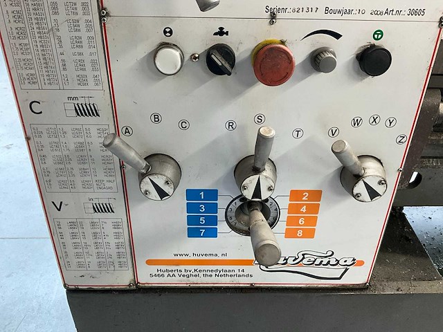2008 huvema hu410vacx1000 universele draaibank - afbeelding 16 van  18