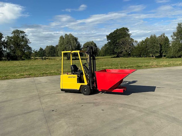 2008 hyster a1.25xl vorkheftruck met nieuwe kiep container - afbeelding 1 van  64