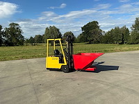 2008 hyster a1.25xl vorkheftruck met nieuwe kiep container