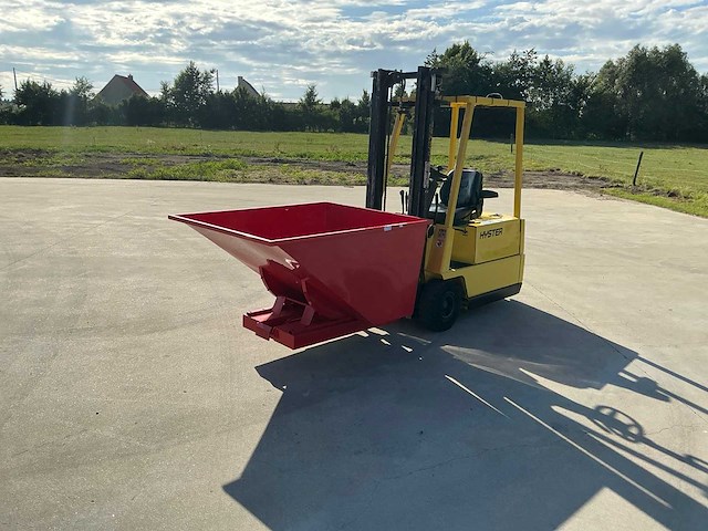 2008 hyster a1.25xl vorkheftruck met nieuwe kiep container - afbeelding 17 van  64