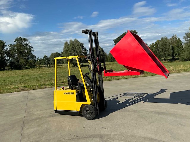 2008 hyster a1.25xl vorkheftruck met nieuwe kiep container - afbeelding 57 van  64