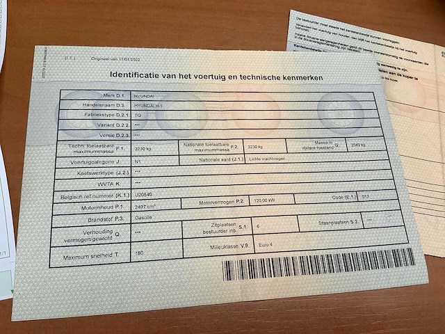 2008 hyundai h1 lichte vracht bedrijfswagen - afbeelding 6 van  13