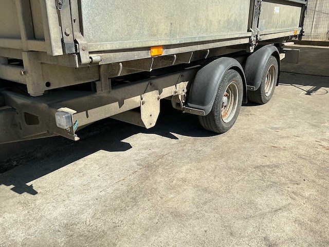 2008 ifor williams dubbel asser geremd met hydraulische laadbak tt126g aanhangwagen - afbeelding 6 van  33