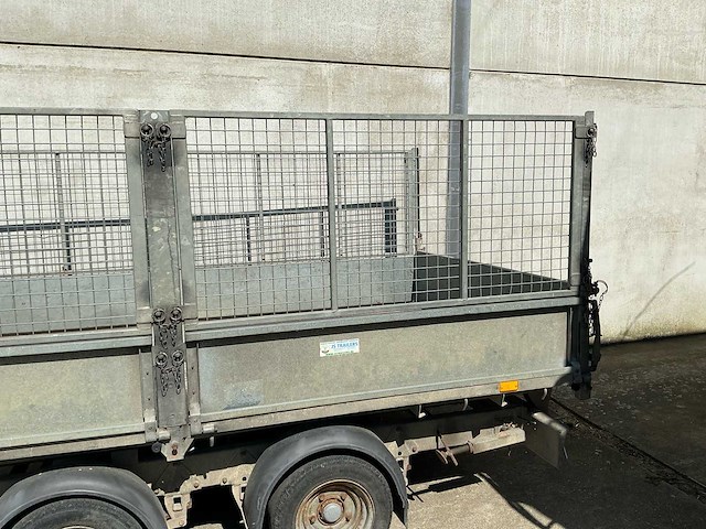 2008 ifor williams dubbel asser geremd met hydraulische laadbak tt126g aanhangwagen - afbeelding 9 van  33