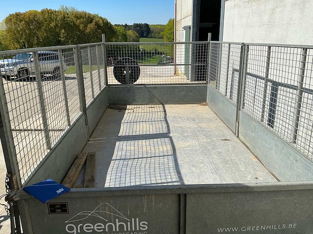 2008 ifor williams dubbel asser geremd met hydraulische laadbak tt126g aanhangwagen - afbeelding 14 van  33