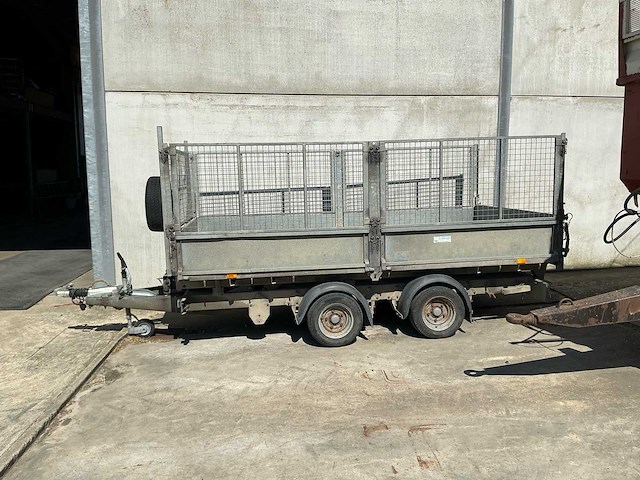 2008 ifor williams dubbel asser geremd met hydraulische laadbak tt126g aanhangwagen - afbeelding 12 van  33