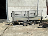 2008 ifor williams dubbel asser geremd met hydraulische laadbak tt126g aanhangwagen - afbeelding 12 van  33